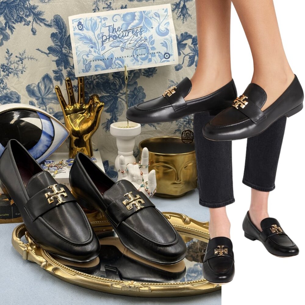 🆕 TORY BURCH 🧿 NWOB Eleanor Loafer, Perfect Black - Sz 6.5